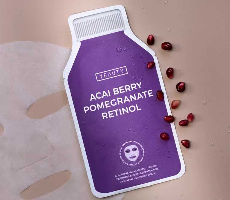 Acai Berry, Pomegranate, Retinol – Tuchmaske